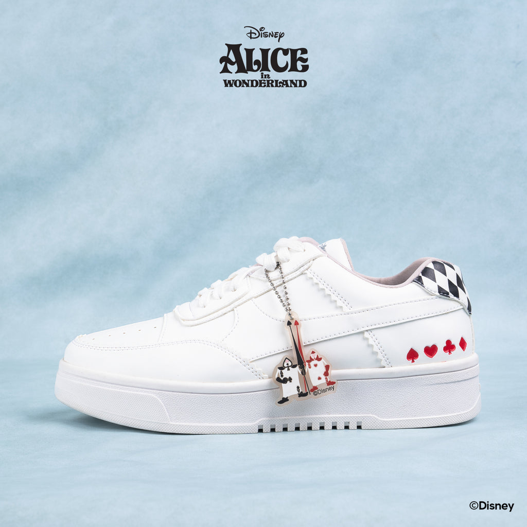 DISNEY ALICE SNEAKERS - QUEEN WHITE