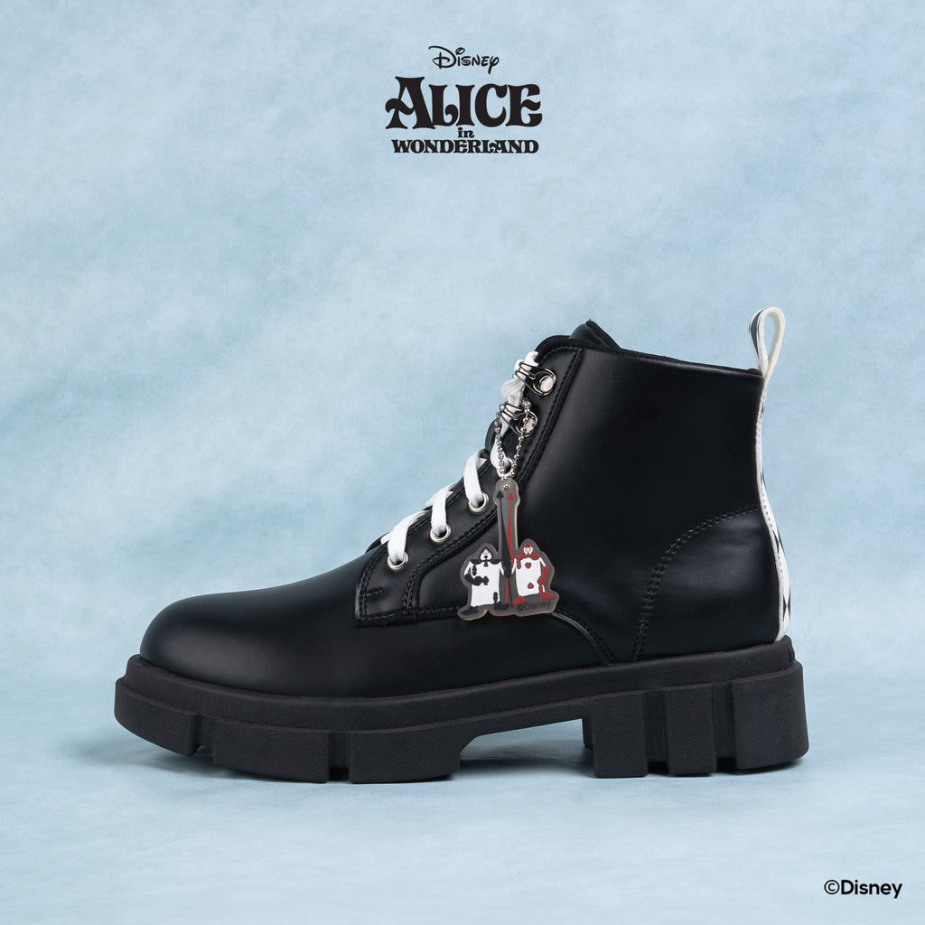 DISNEY ALICE BOOTS - QUEEN BLACK