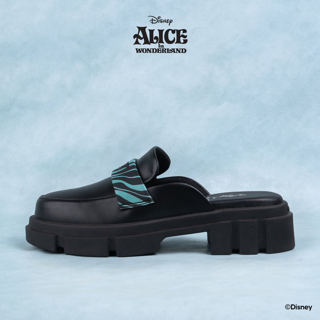 DISNEY ALICE LOAFER MULES - CAT BLACK