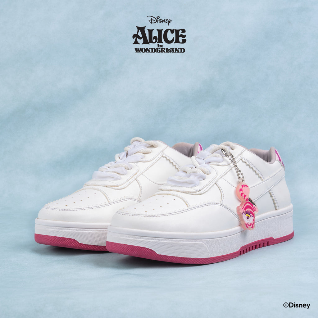DISNEY ALICE SNEAKERS - CAT WHITE