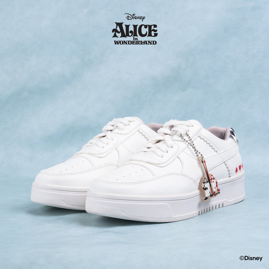 DISNEY ALICE SNEAKERS - QUEEN WHITE