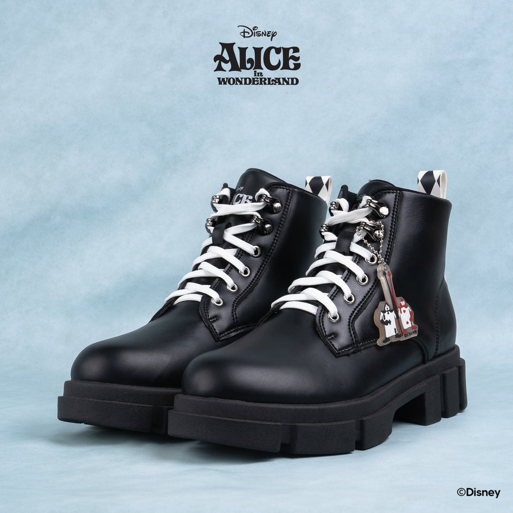 DISNEY ALICE BOOTS - QUEEN BLACK