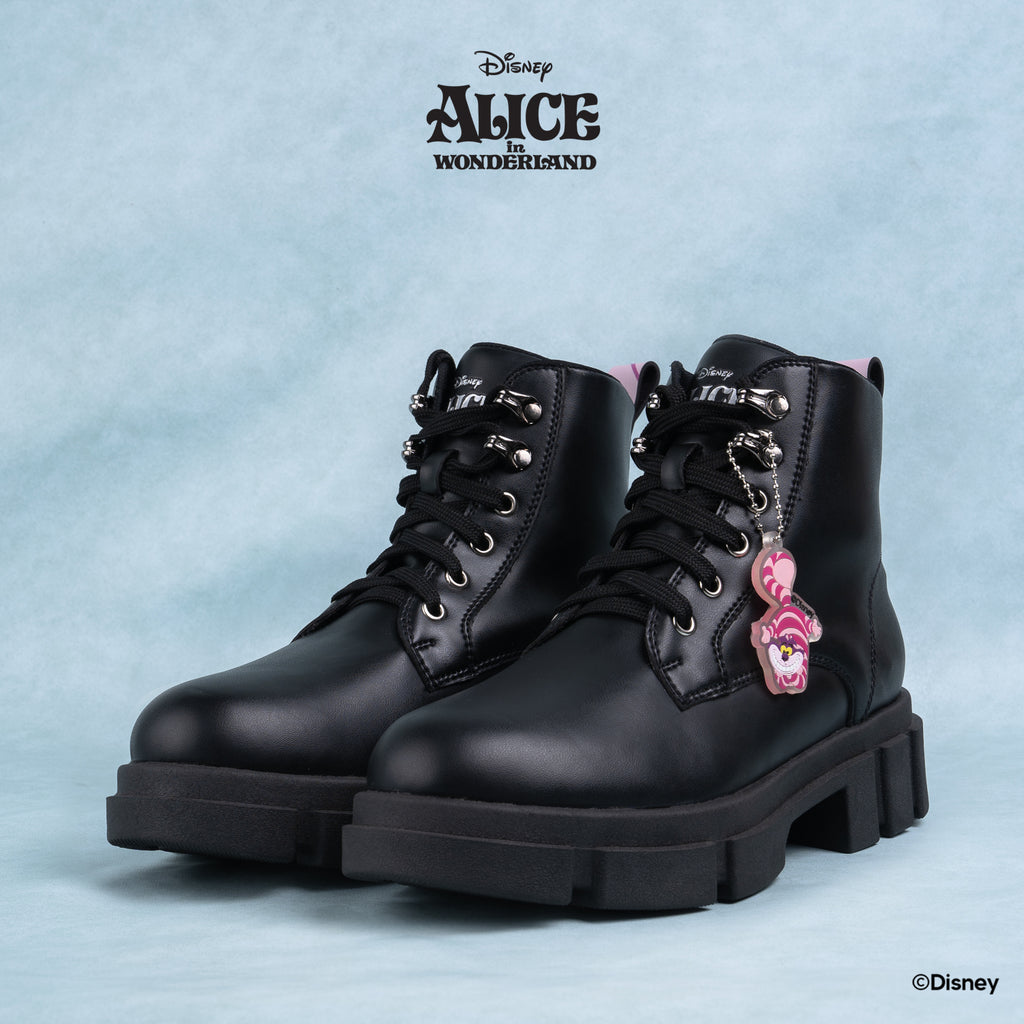 DISNEY ALICE BOOTS - CAT BLACK