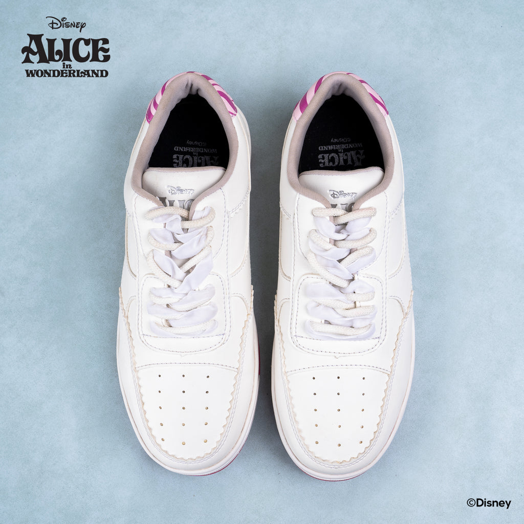 DISNEY ALICE SNEAKERS - CAT WHITE