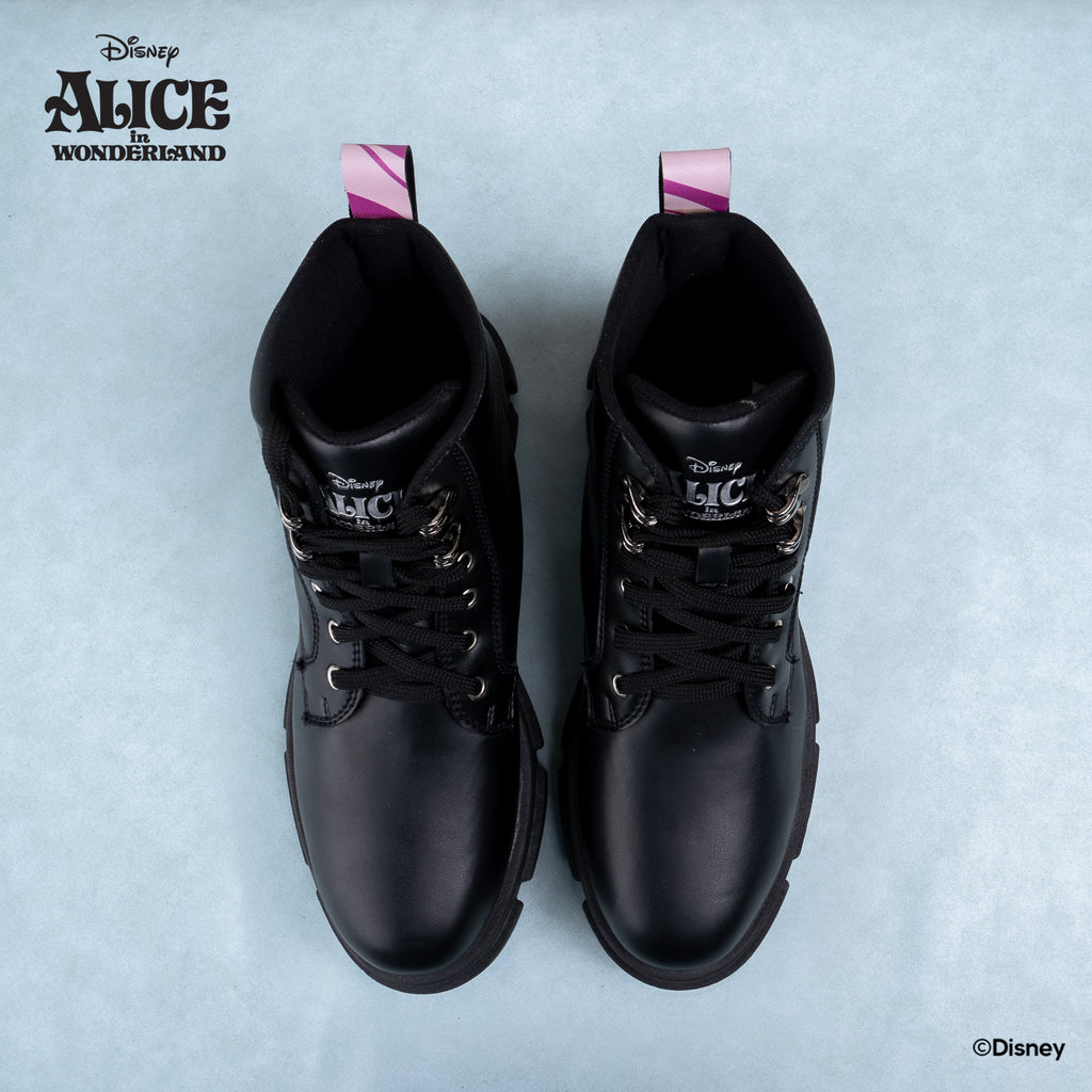 DISNEY ALICE BOOTS - CAT BLACK