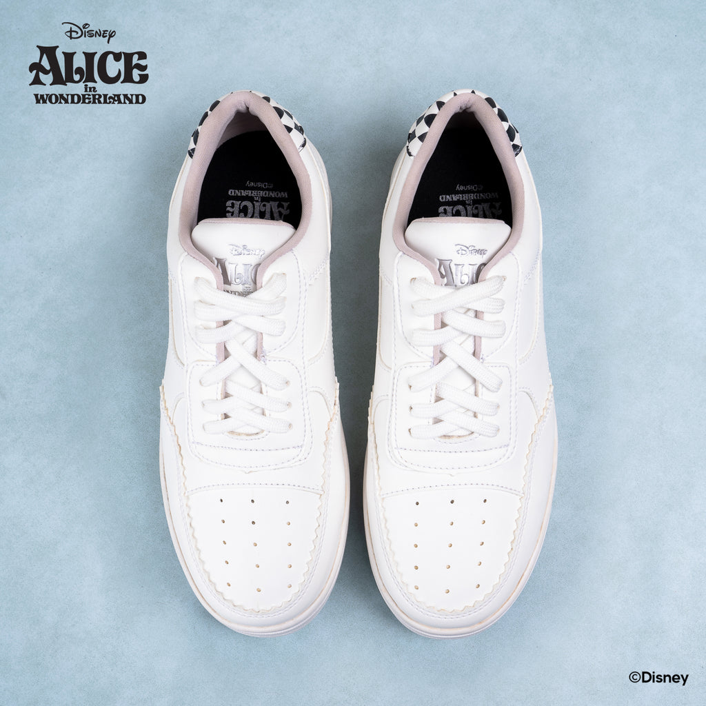 DISNEY ALICE SNEAKERS - QUEEN WHITE