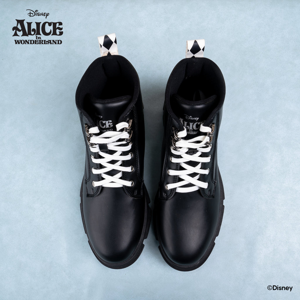 DISNEY ALICE BOOTS - QUEEN BLACK