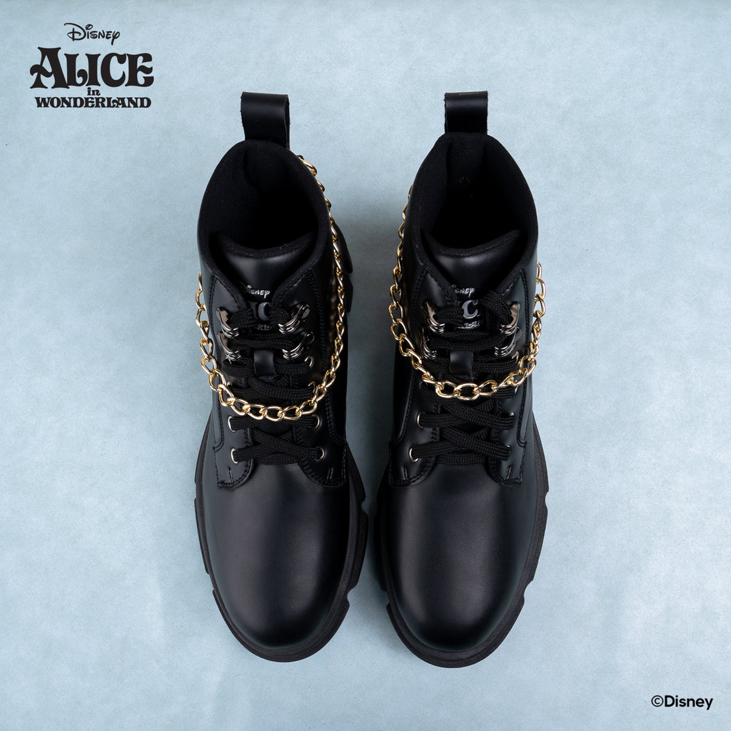 DISNEY ALICE BOOTS - RABBIT BLACK