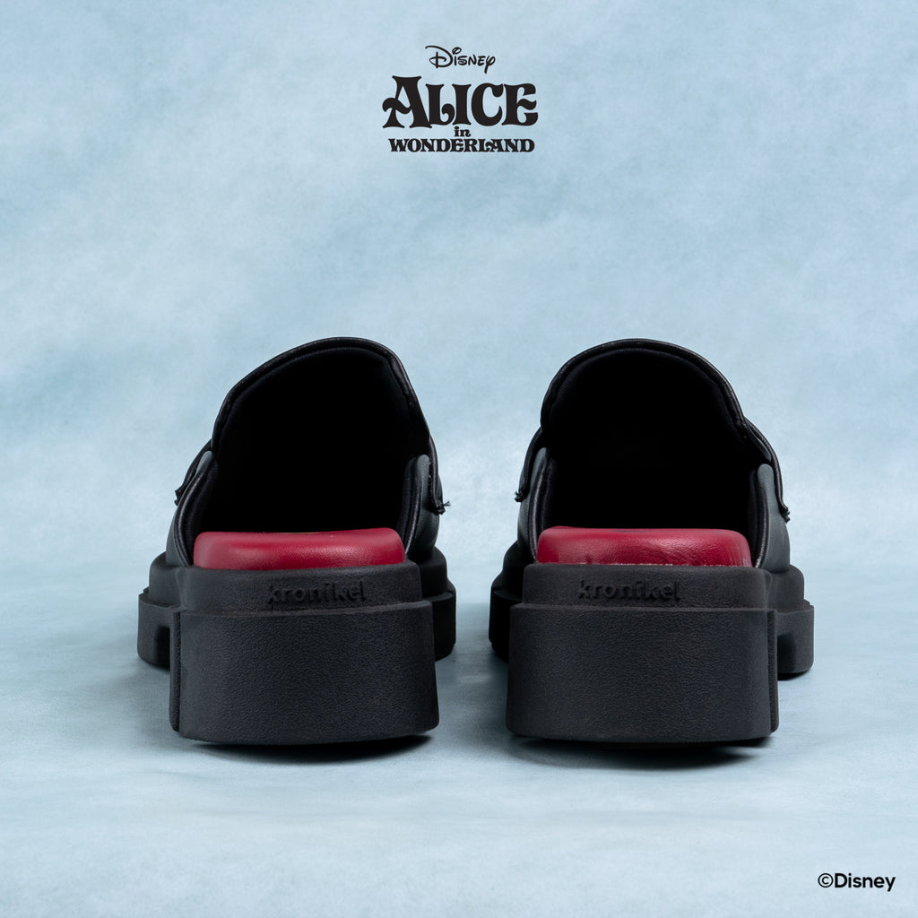 DISNEY ALICE LOAFER MULES - QUEEN BLACK