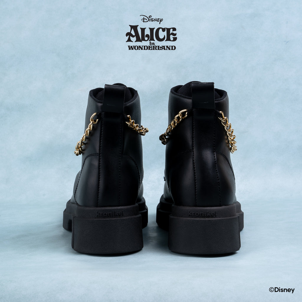 DISNEY ALICE BOOTS - RABBIT BLACK
