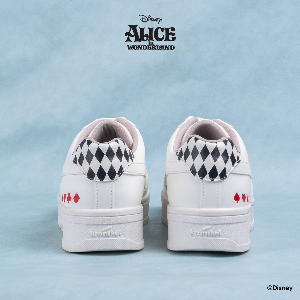 DISNEY ALICE SNEAKERS - QUEEN WHITE