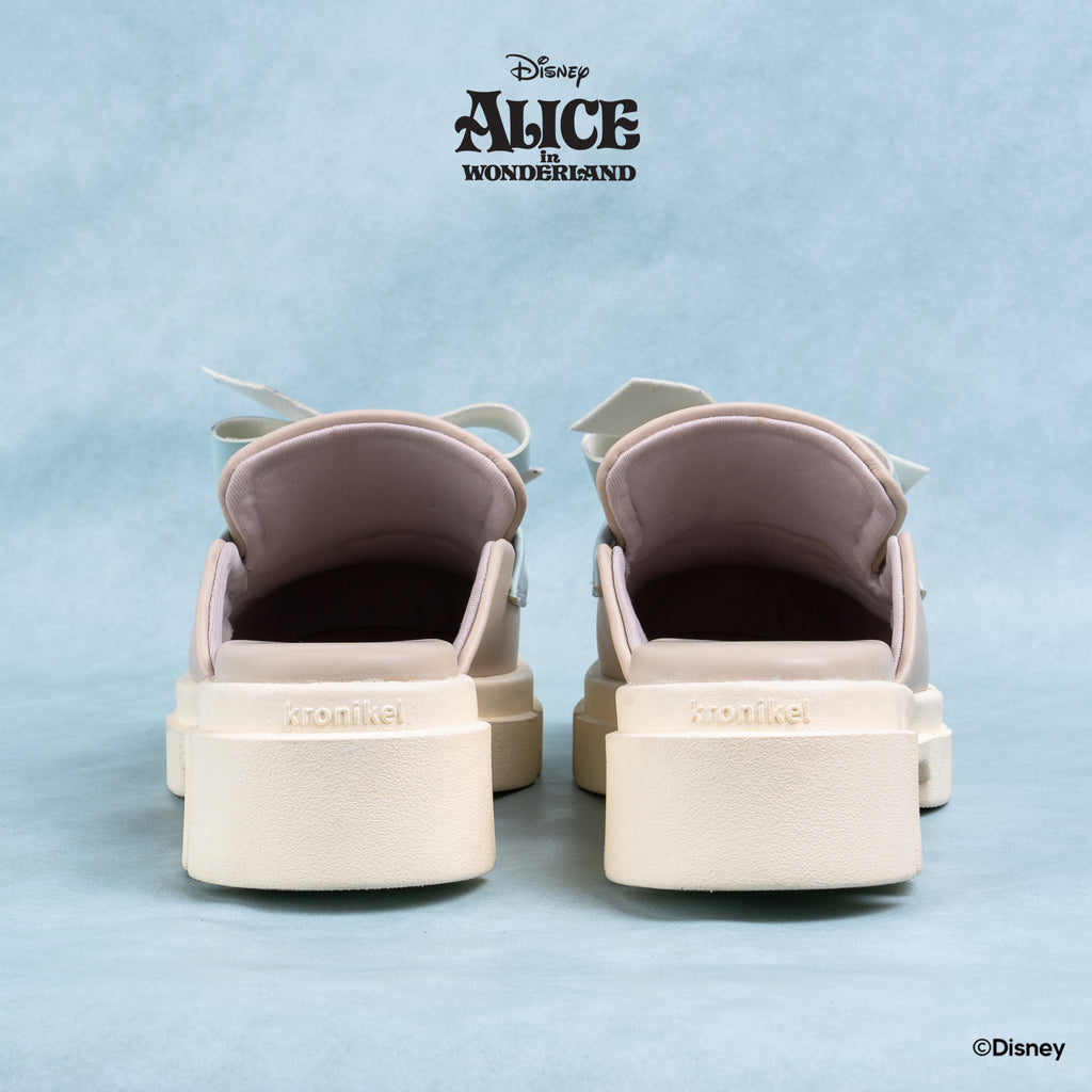 DISNEY ALICE LOAFER MULES - RIBBON IVORY