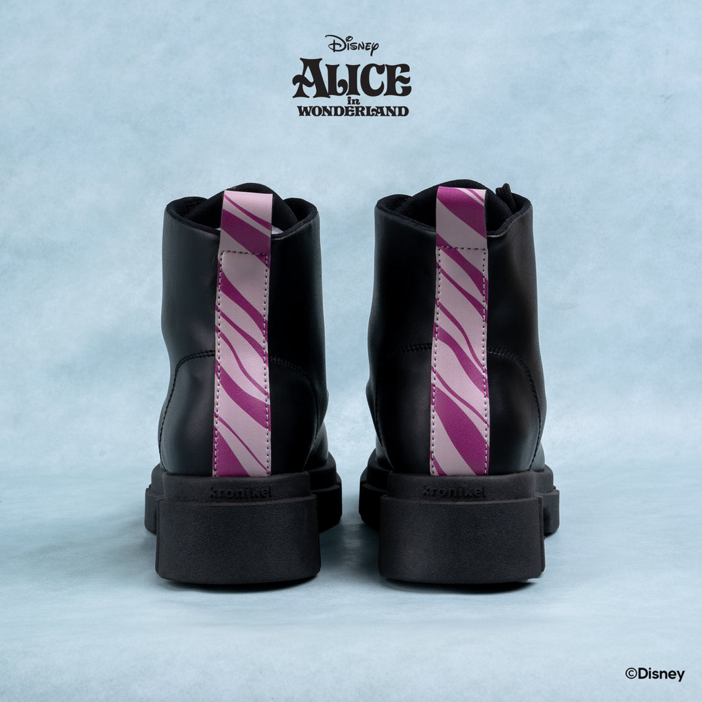 DISNEY ALICE BOOTS - CAT BLACK