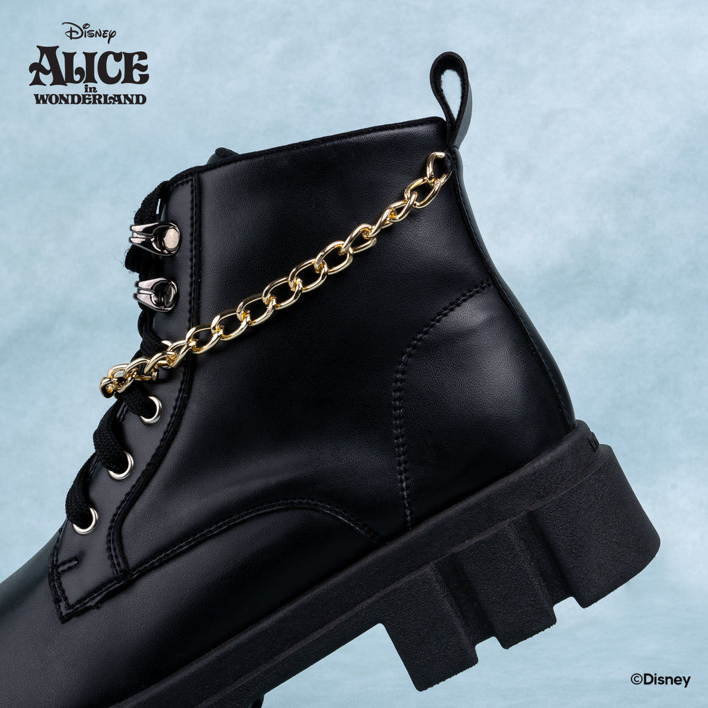 DISNEY ALICE BOOTS - RABBIT BLACK