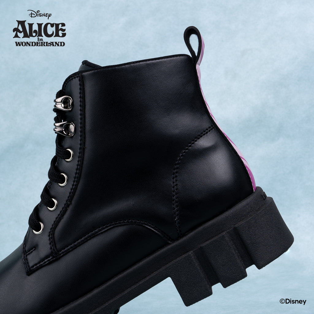 DISNEY ALICE BOOTS - CAT BLACK