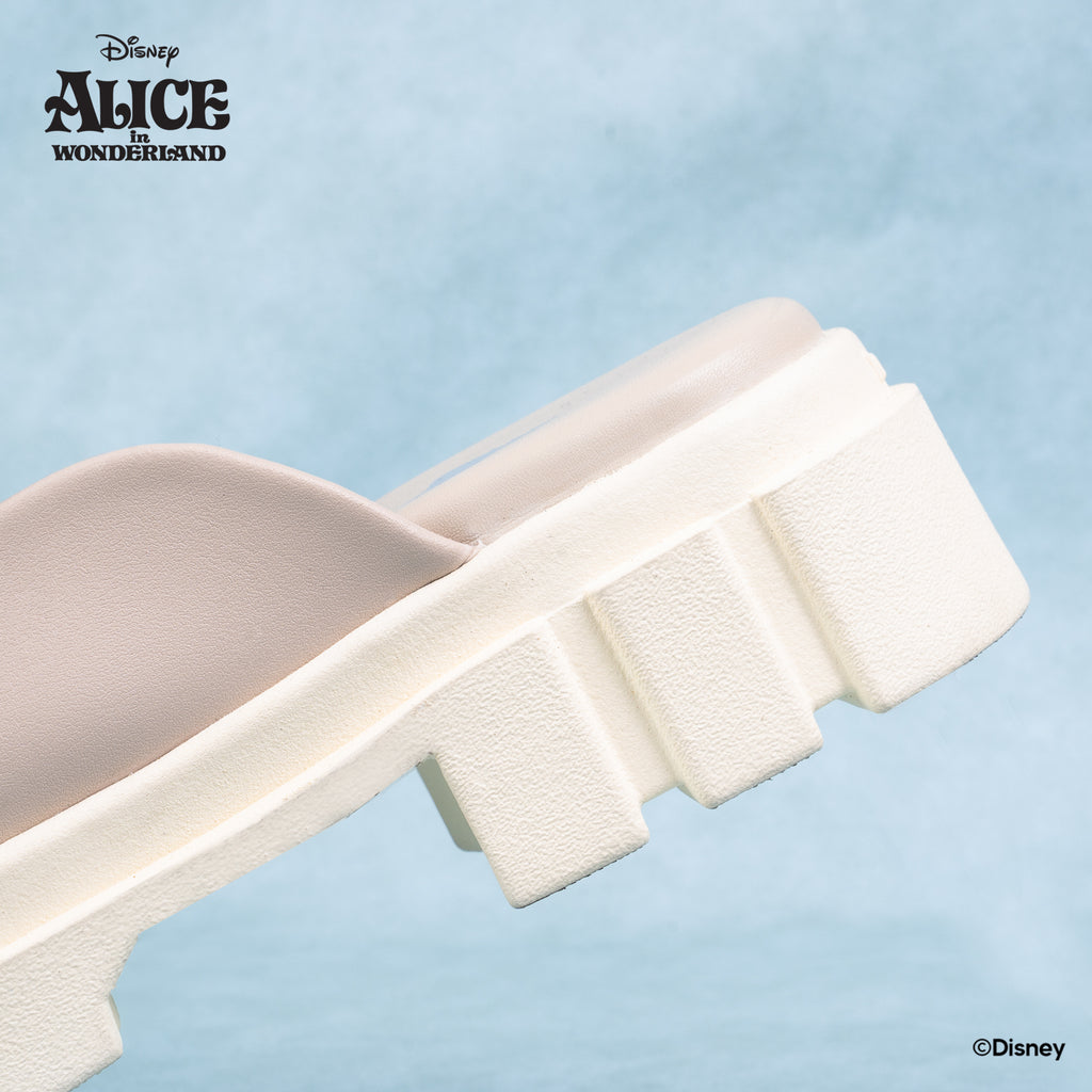 DISNEY ALICE LOAFER MULES - RIBBON IVORY