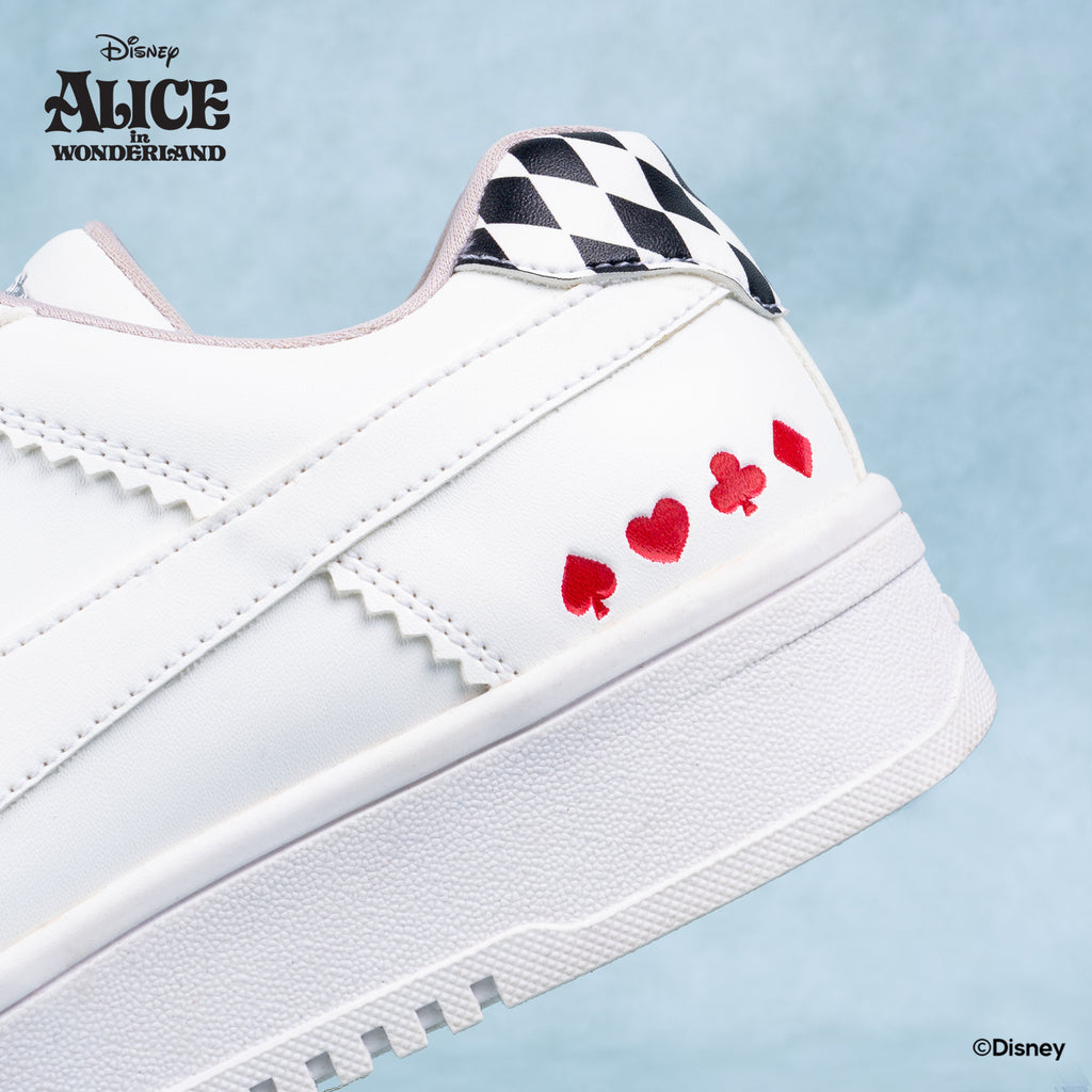 DISNEY ALICE SNEAKERS - QUEEN WHITE