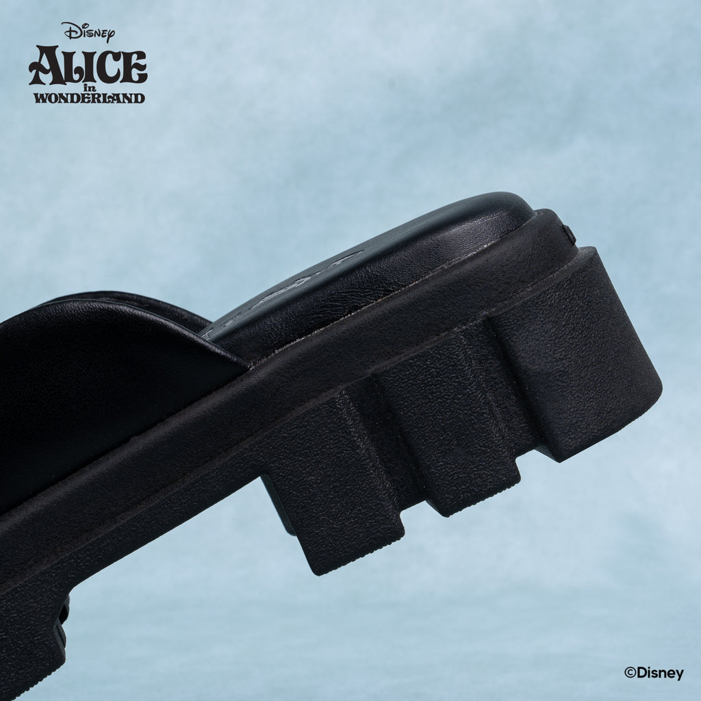 DISNEY ALICE LOAFER MULES - CAT BLACK
