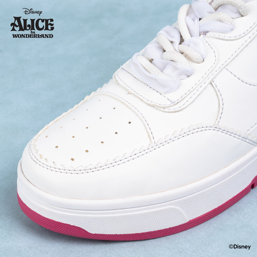 DISNEY ALICE SNEAKERS - CAT WHITE