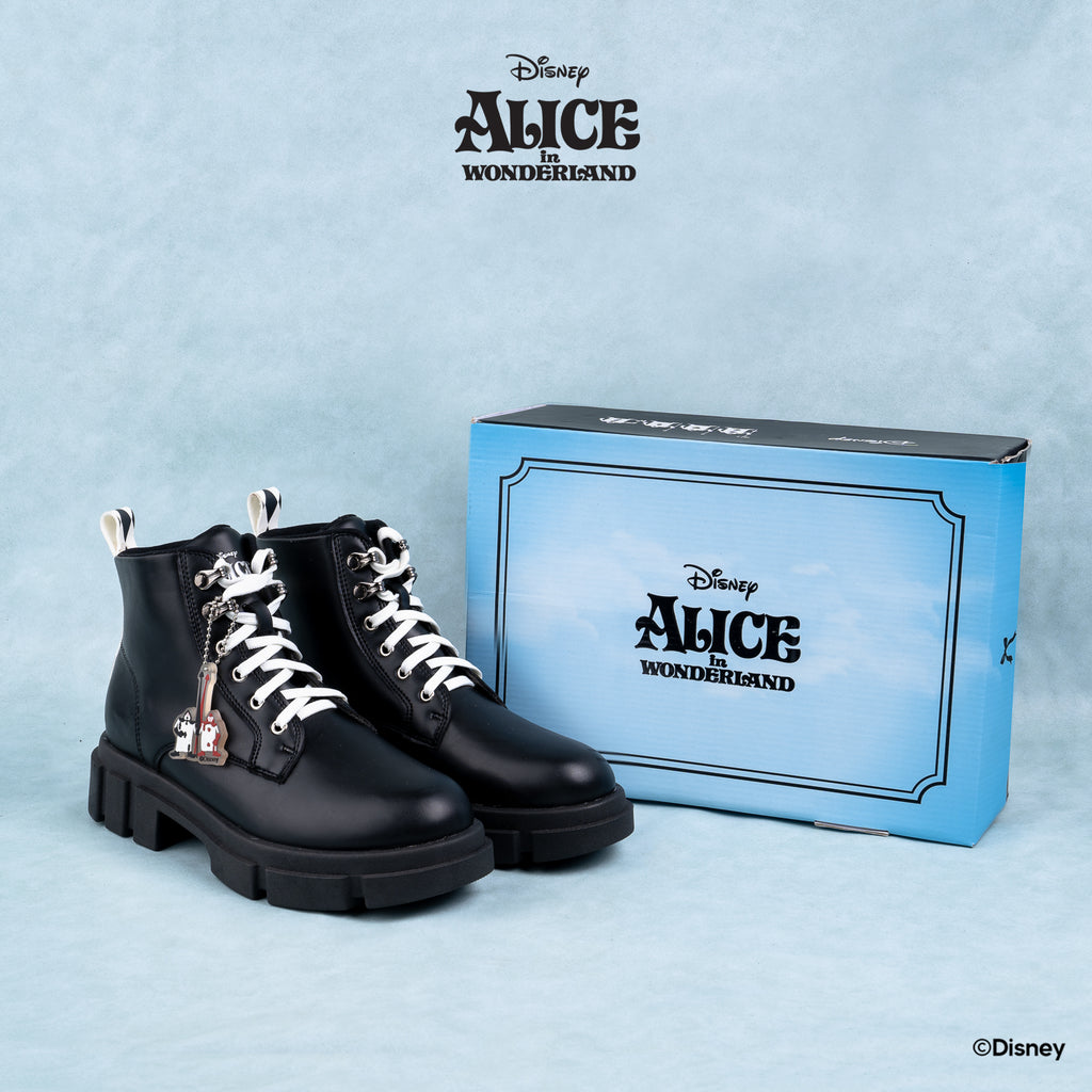 DISNEY ALICE BOOTS - QUEEN BLACK