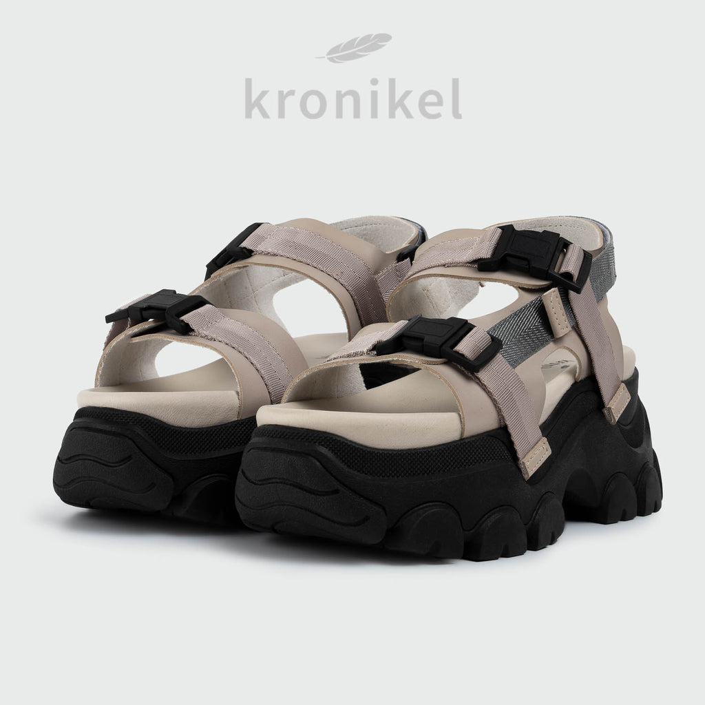 FANYA CHUNKY Sandals - Greige