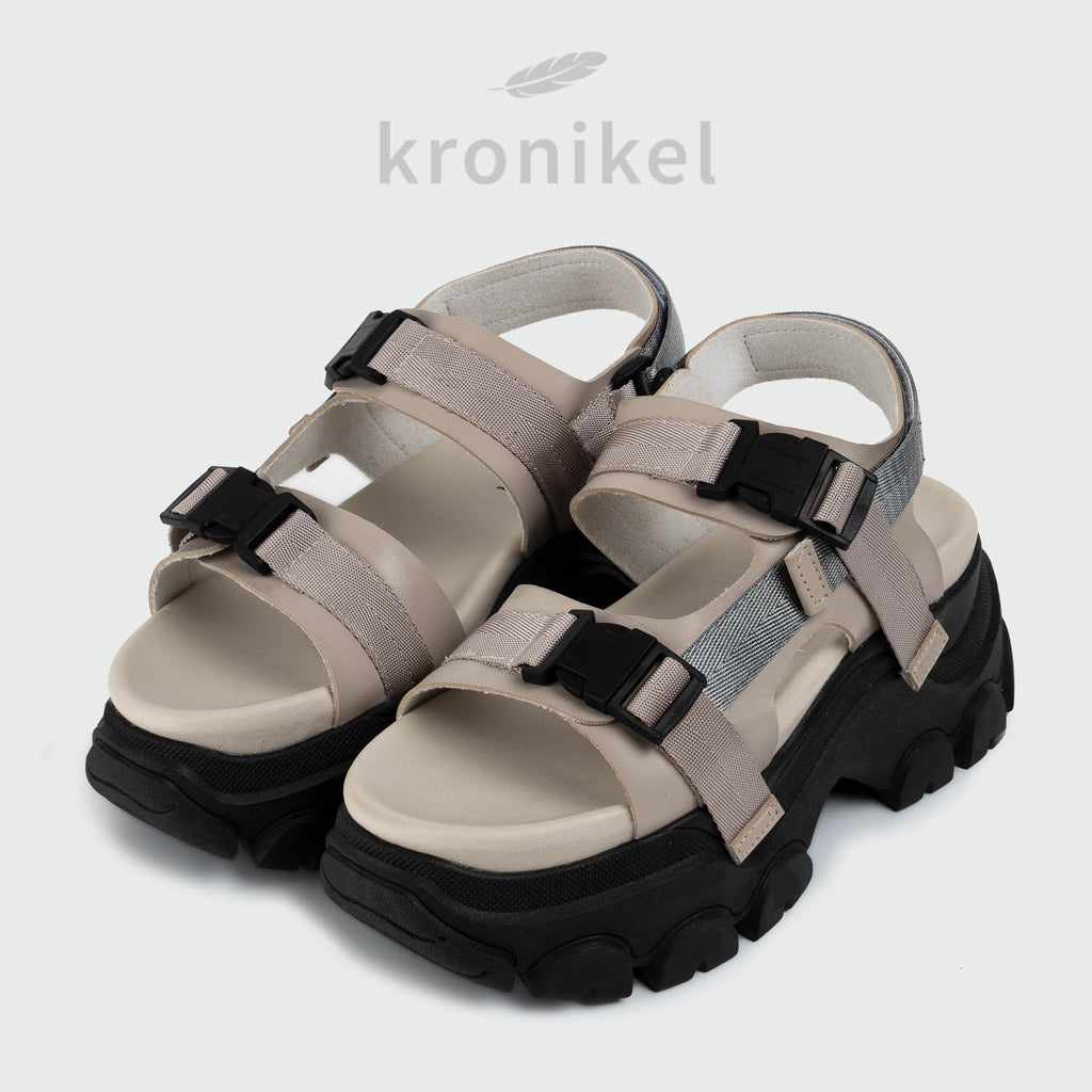 FANYA CHUNKY Sandals - Greige