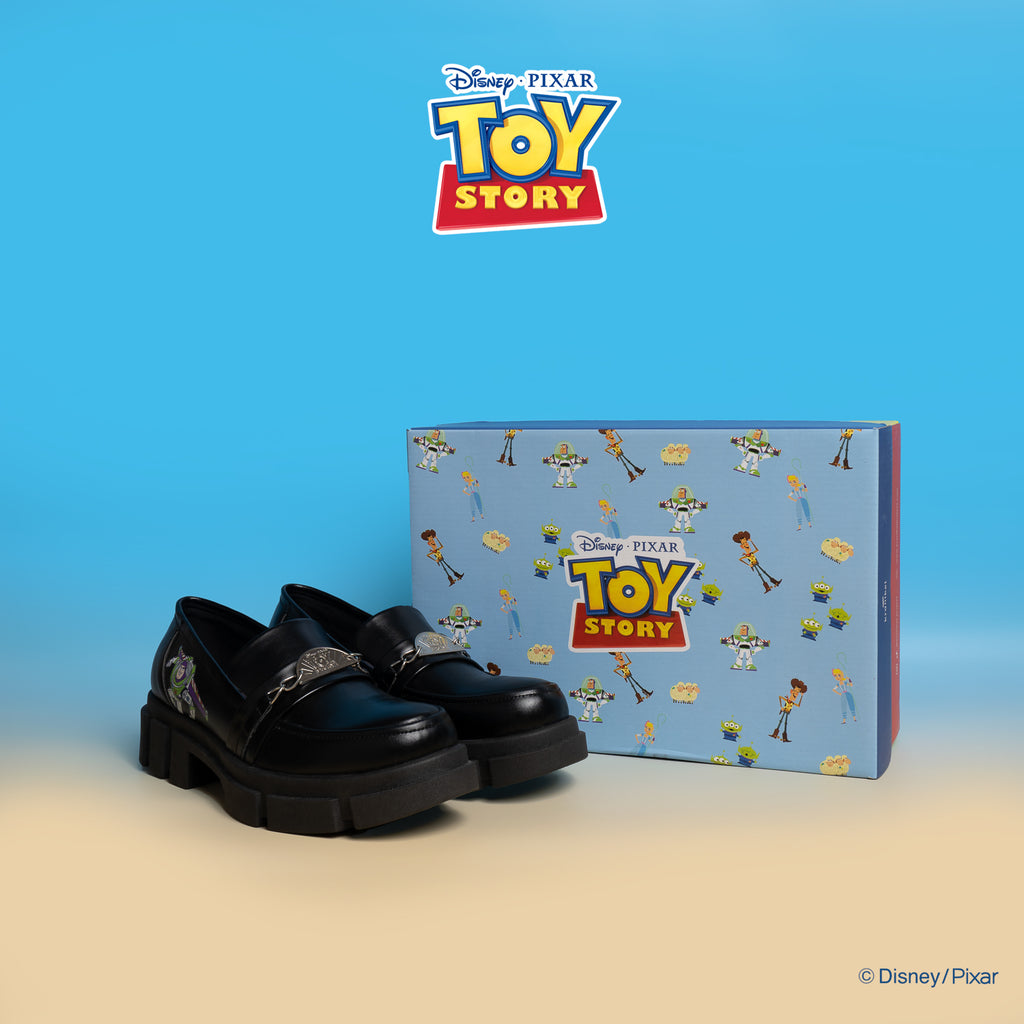 KRONIKEL TOY STORY V2 CLASSIC LOAFERS -  BLACK CHARACTER