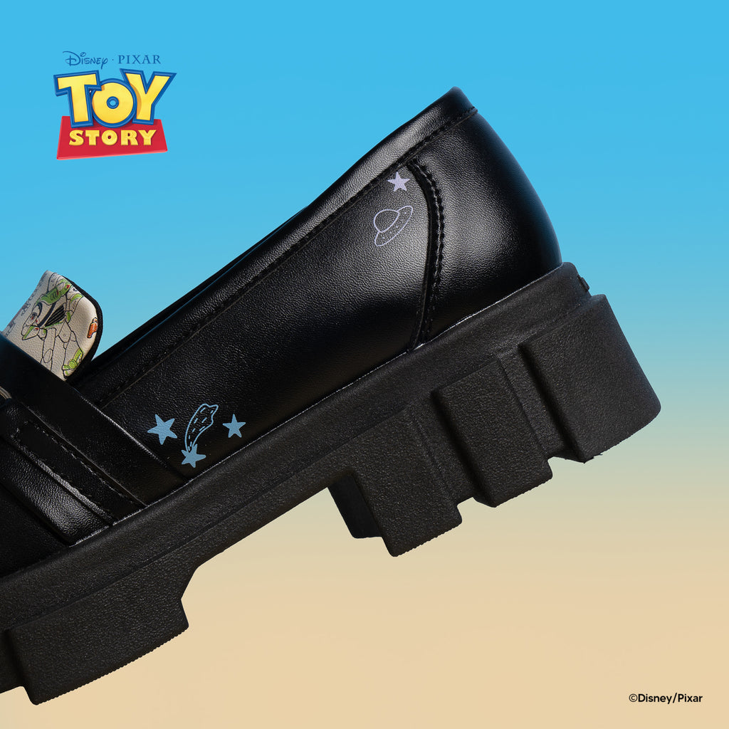 KRONIKEL TOY STORY V2 CLASSIC LOAFERS - BLACK PATTERN