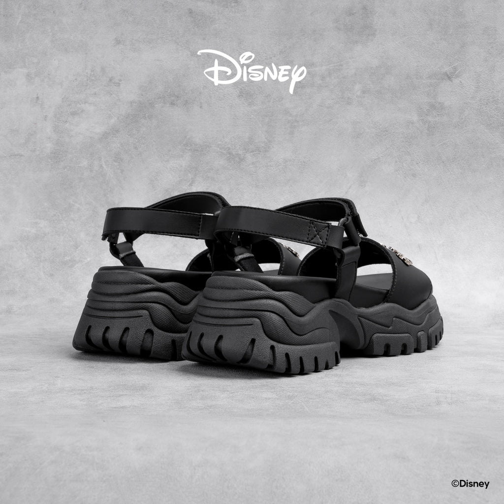 Disney B&W Chunky Sandals - Black