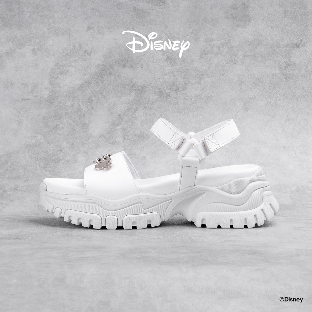 Disney B&W Chunky Sandals - White