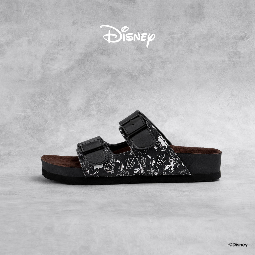 Disney B&W Daily Sandals - Black