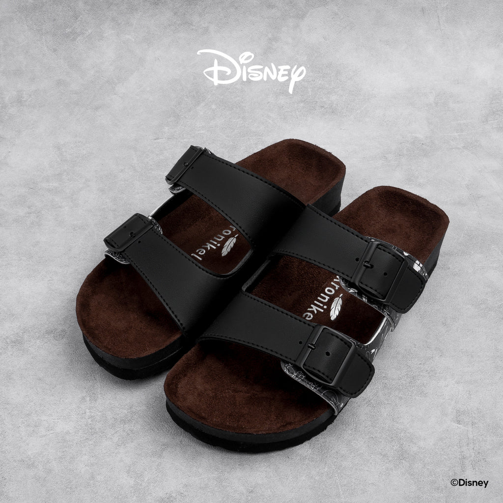 Disney B&W Daily Sandals - Black