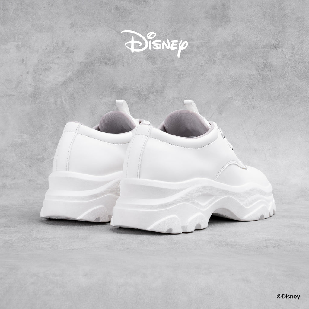 Disney B&W Chunky Derby Shoes - White