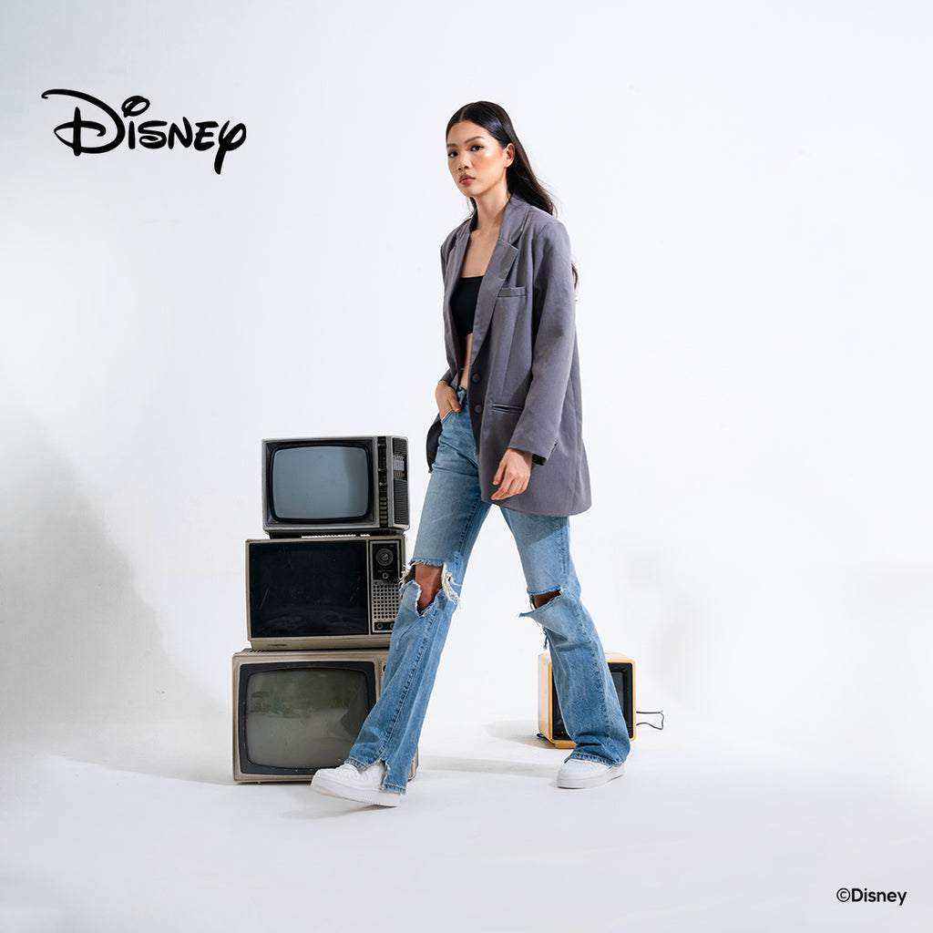 Disney B&W Daily Shoes - White