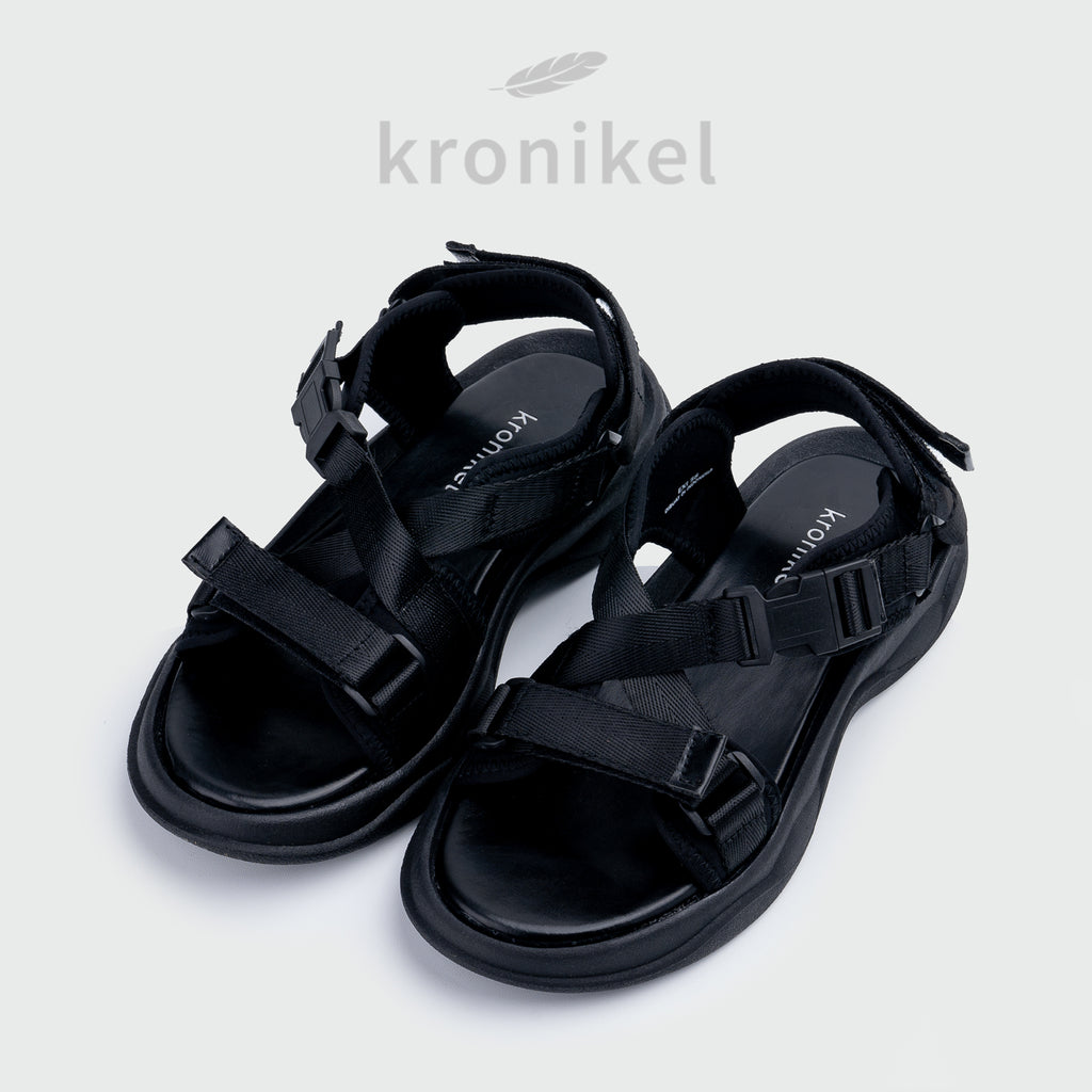 EXI 2-in-1 Sandals - Black