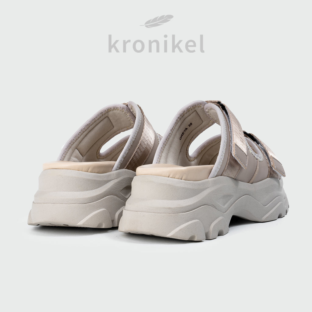 GRETA Chunky Sandals - Gold