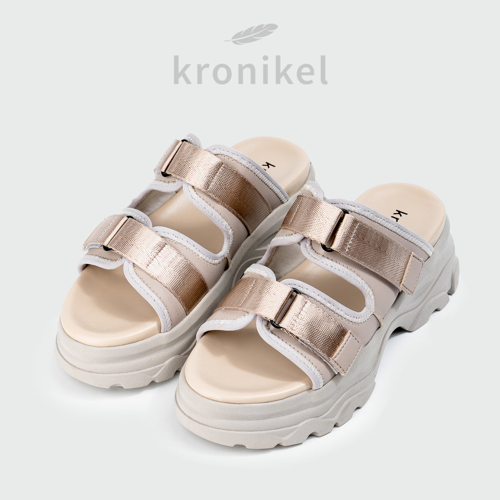 GRETA Chunky Sandals - Gold