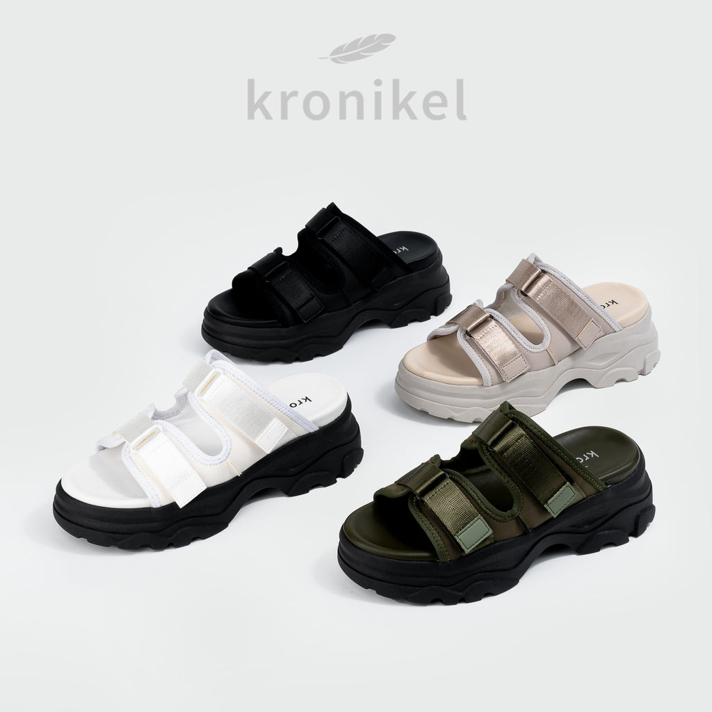 GRETA Chunky Sandals - Mono