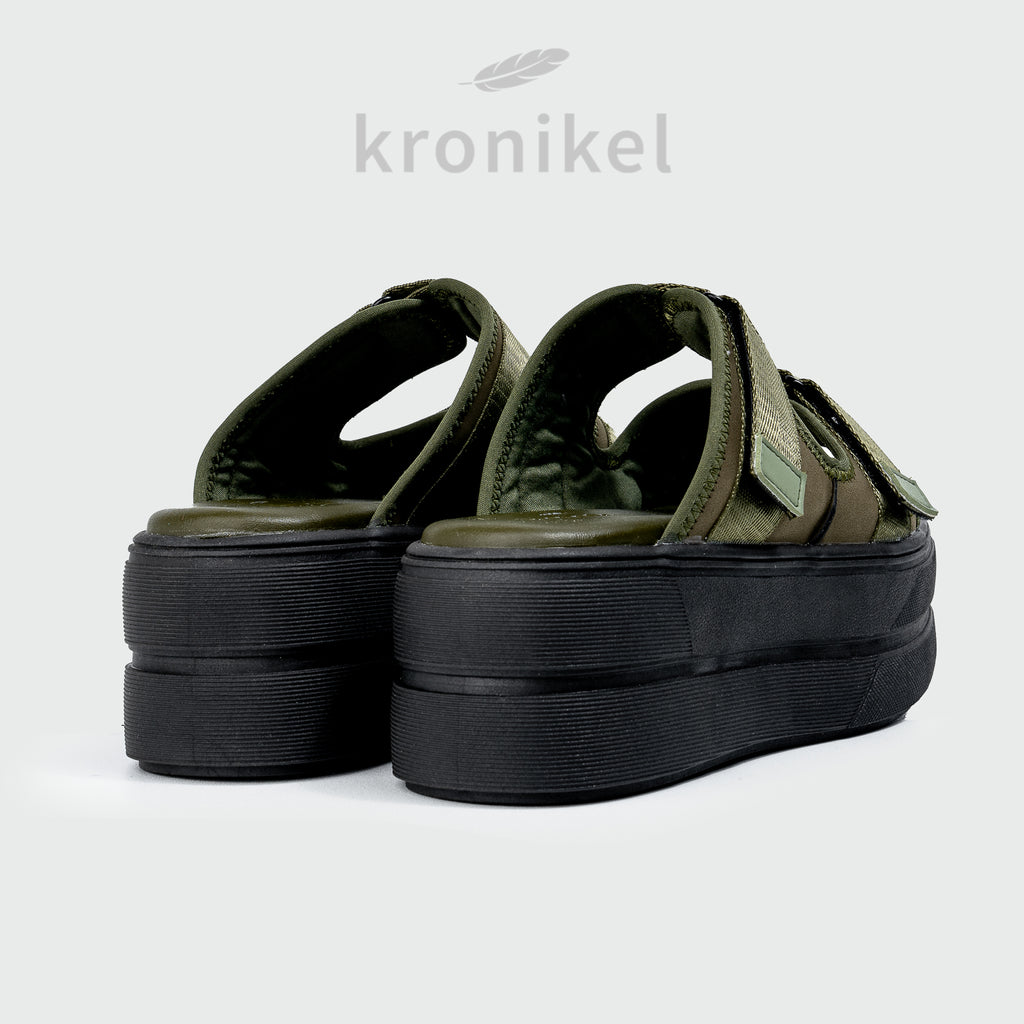 HANZEL Chunky Sandals - Army Green