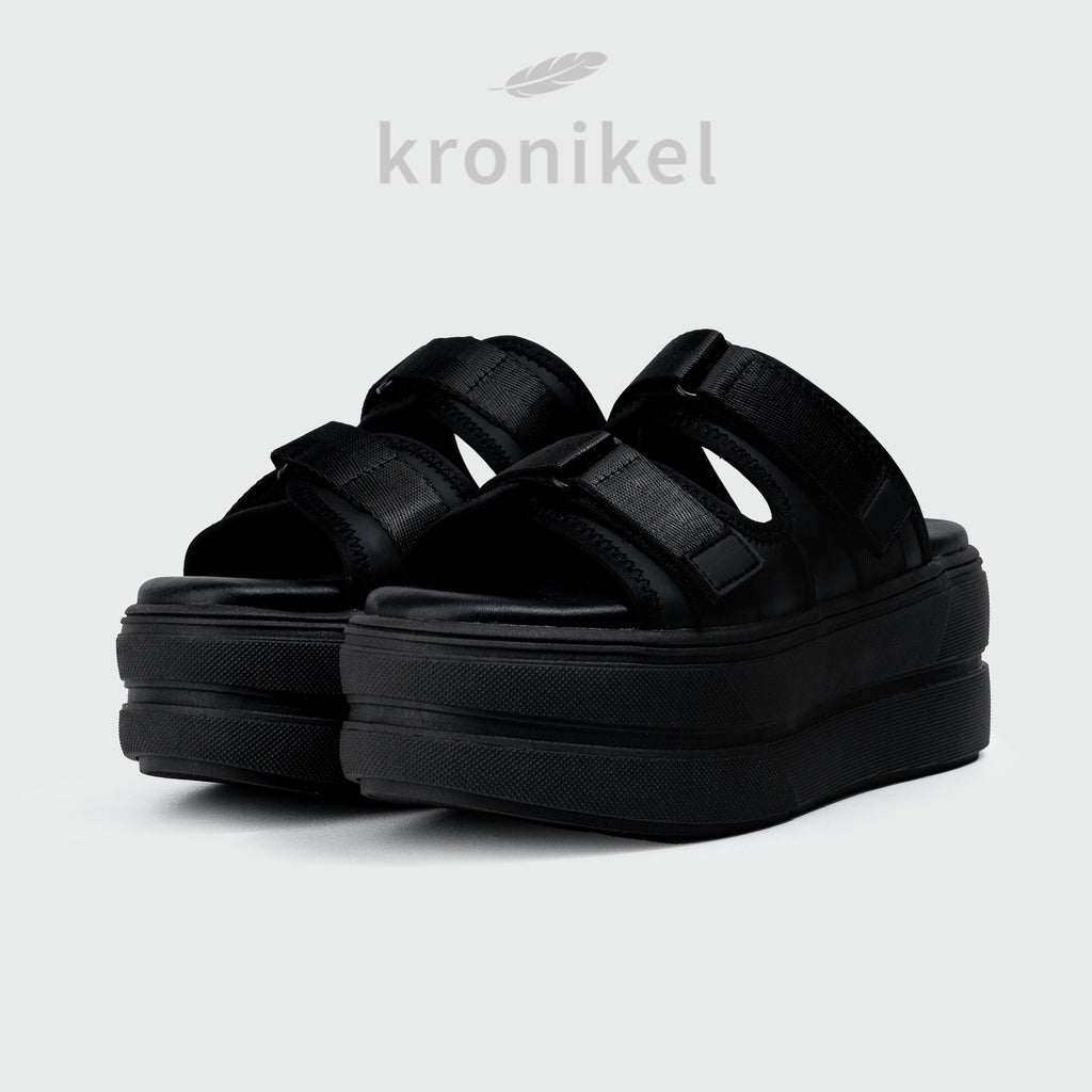 HANZEL Chunky Sandals - Black