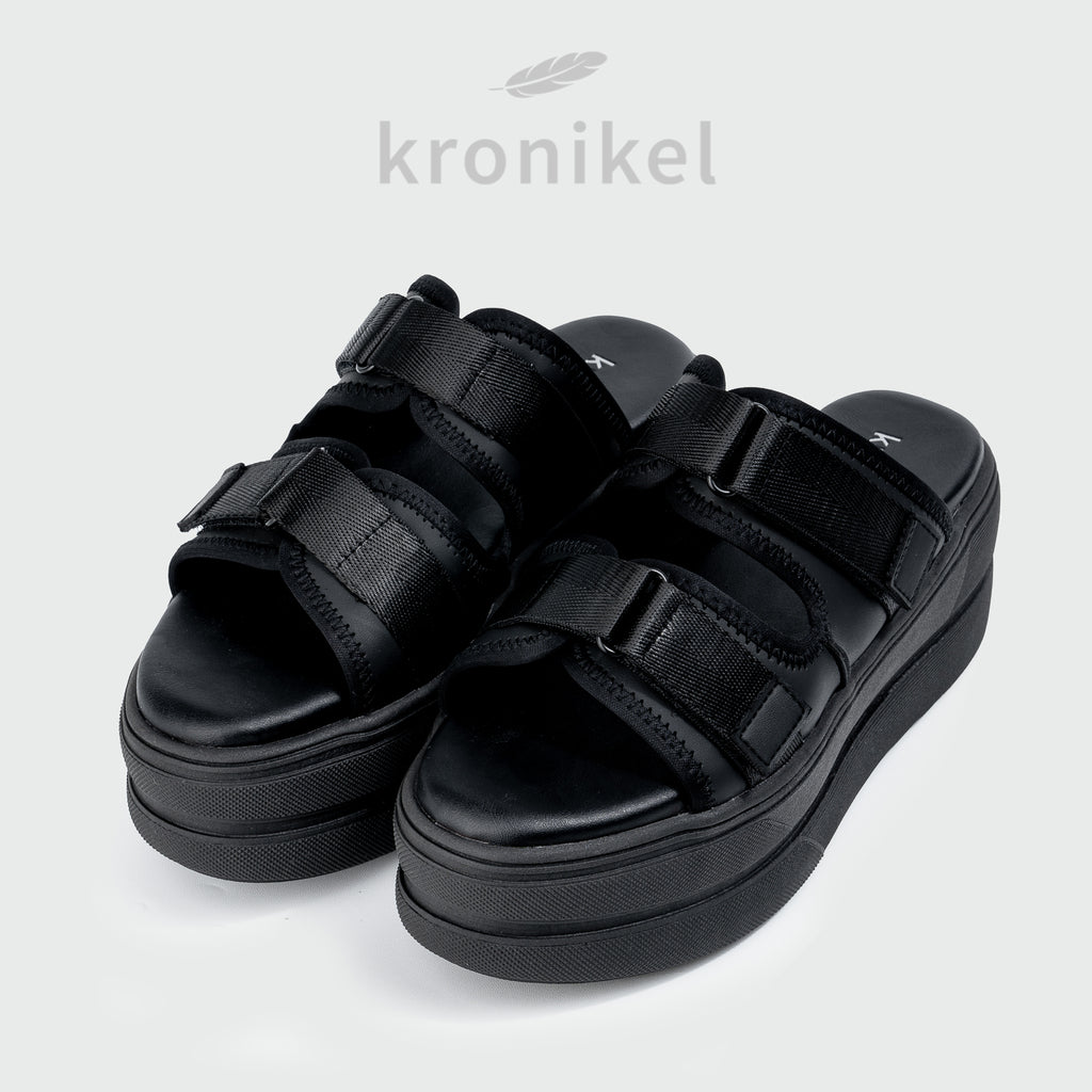 HANZEL Chunky Sandals - Black