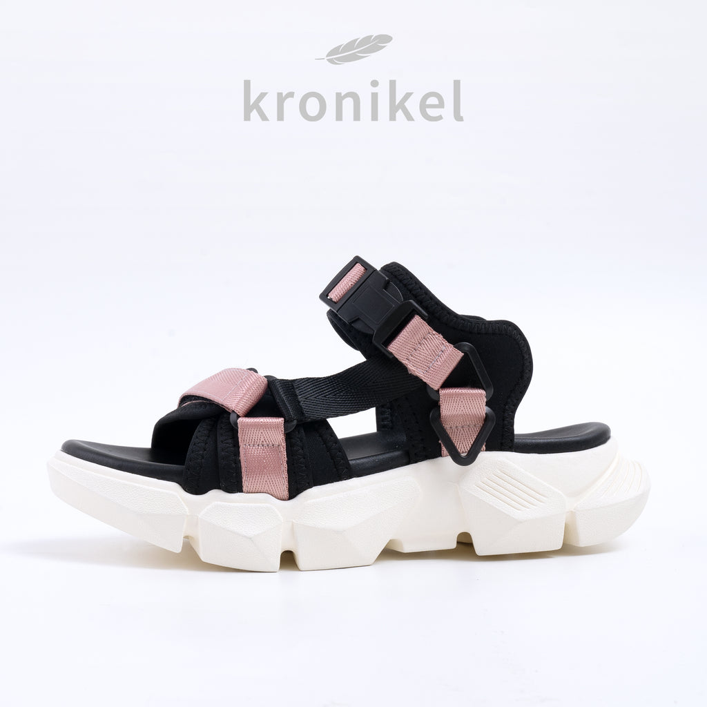 HANA 2-in-1 Sandals - Black Pink