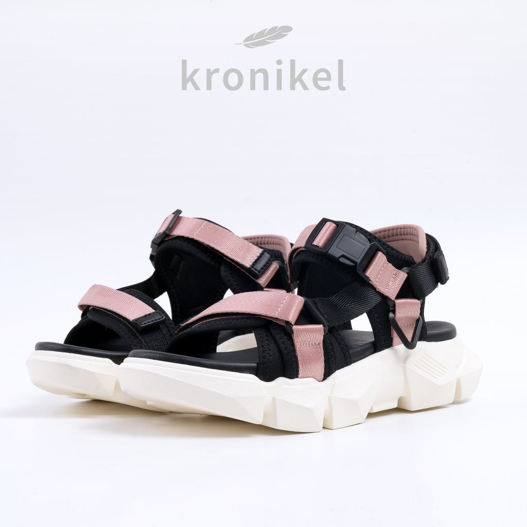 HANA 2-in-1 Sandals - Black Pink