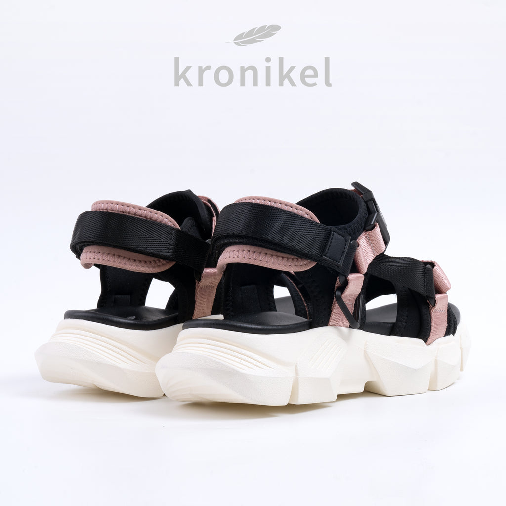 HANA 2-in-1 Sandals - Black Pink