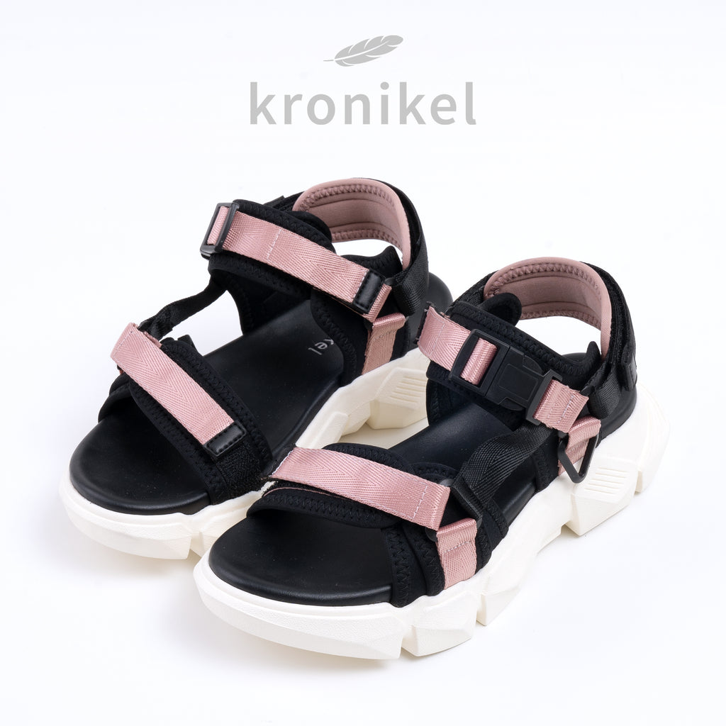 HANA 2-in-1 Sandals - Black Pink