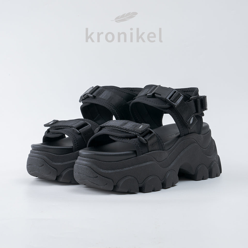 OSAKA 2-in-1 Sandals - Full Black