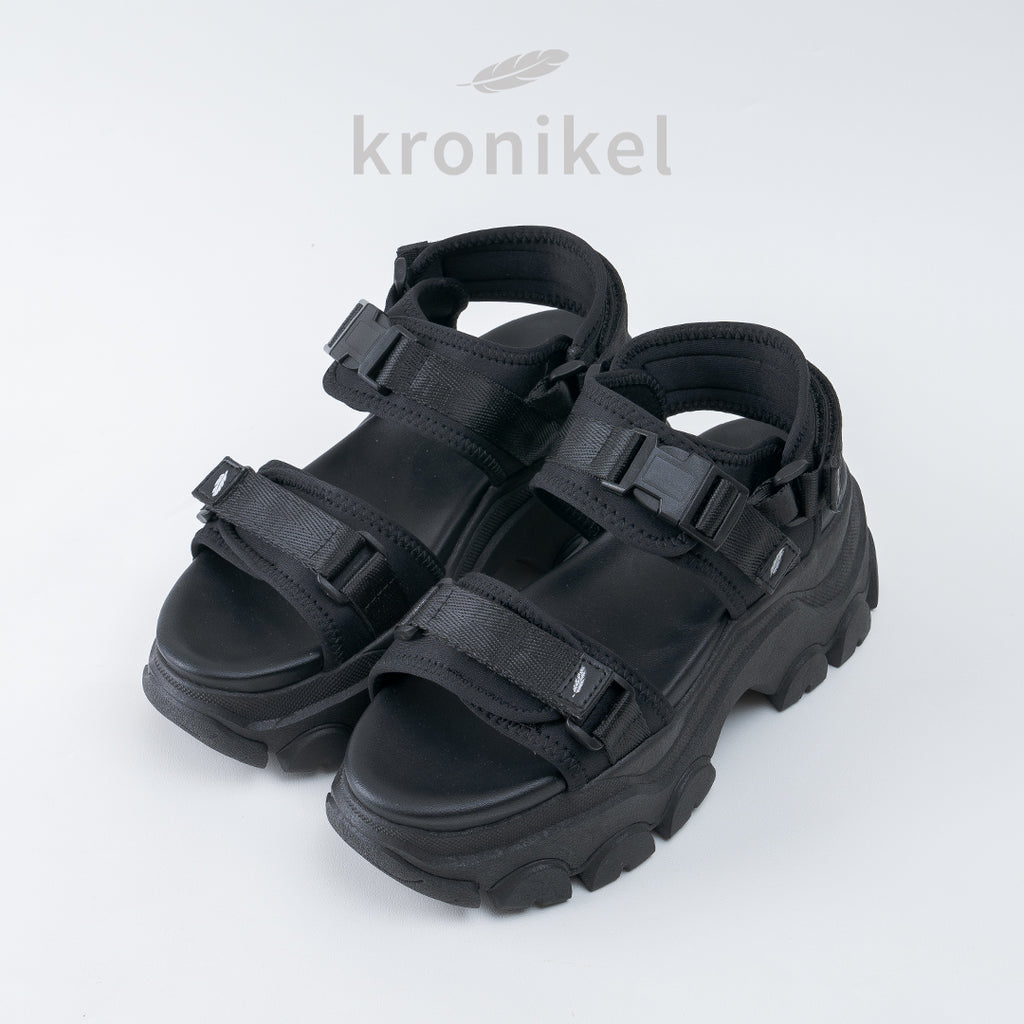 OSAKA 2-in-1 Sandals - Full Black