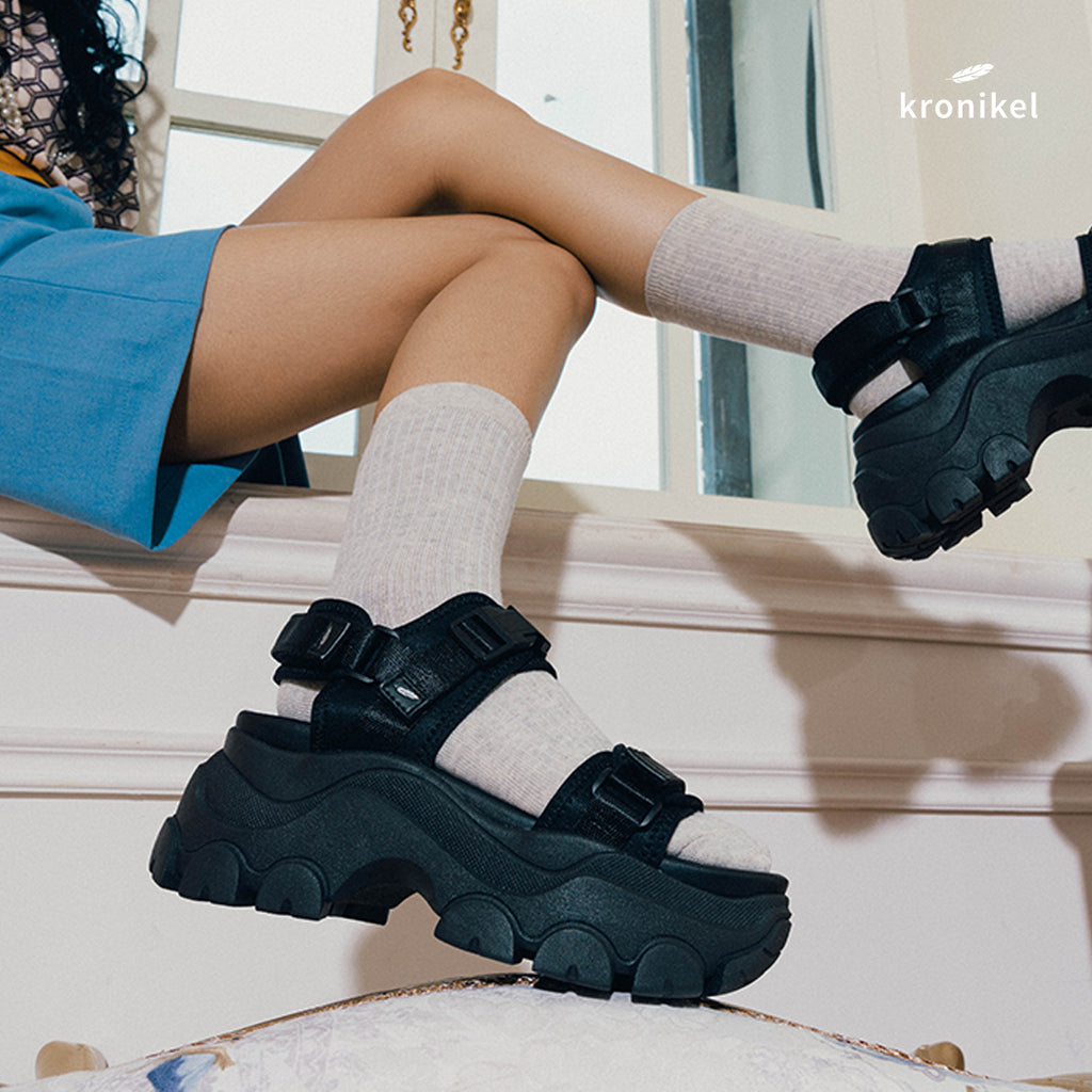 OSAKA 2-in-1 Sandals - Full Black