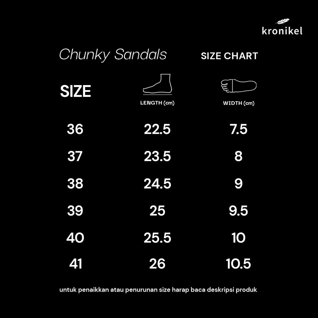 Disney B&W Chunky Sandals - Mono